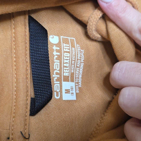 Carhartt Tan Hoodie for WOMEN SZ medium - Picture 2 of 6